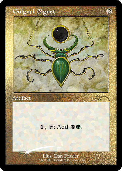 Golgari Signet (Retro) (Etched Foil) [Secret Lair Drop Series] | Good Games Adelaide SA