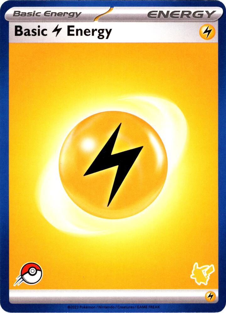 Basic Lightning Energy Blue Border  (My First Battle)  | Good Games Adelaide SA