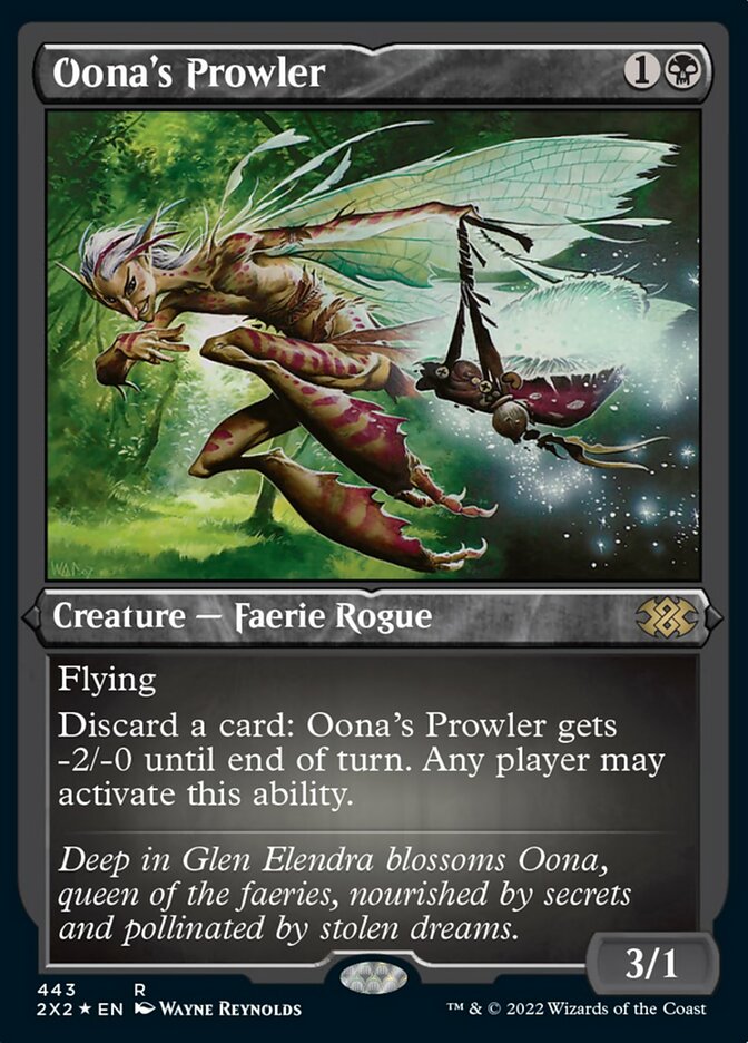 Oona's Prowler (Foil Etched) [Double Masters 2022] | Good Games Adelaide SA