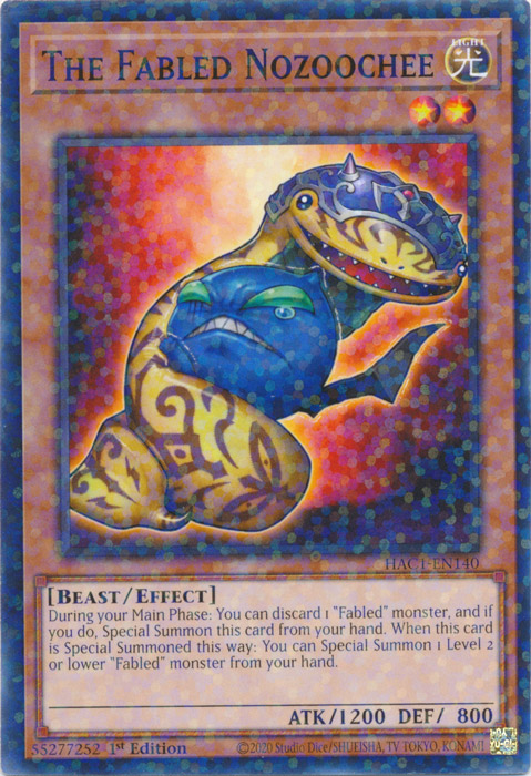 The Fabled Nozoochee (Duel Terminal) [HAC1-EN140] Common | Good Games Adelaide SA