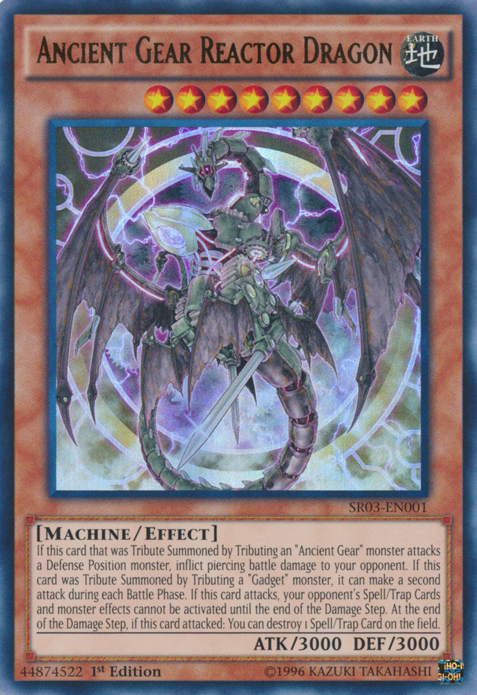 Ancient Gear Reactor Dragon [SR03-EN001] Ultra Rare | Good Games Adelaide SA