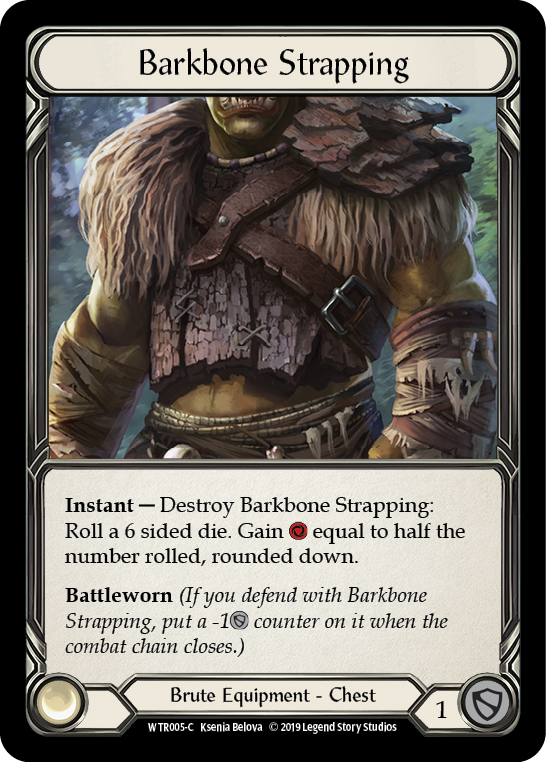 Barkbone Strapping [WTR005-C] Alpha Print Cold Foil | Good Games Adelaide SA