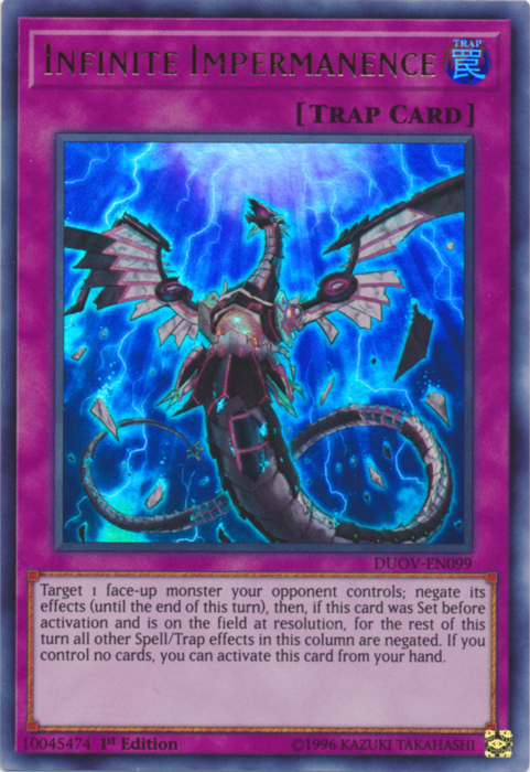 Infinite Impermanence [DUOV-EN099] Ultra Rare | Good Games Adelaide SA