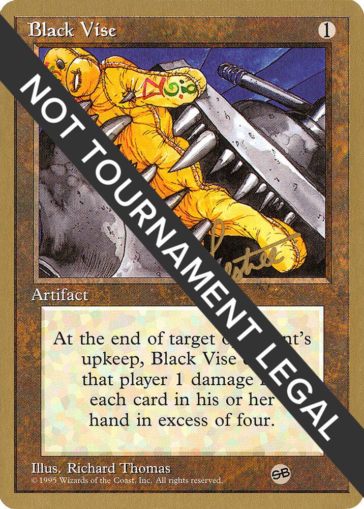 Black Vise 1996 Bertrand Lestree 4ED SB bl299sb/308 (World Championship Decks)  | Good Games Adelaide SA
