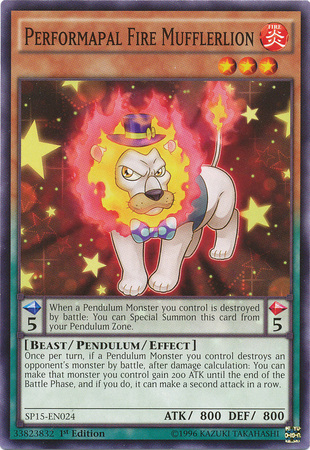 Performapal Fire Mufflerlion [SP15-EN024] Common | Good Games Adelaide SA