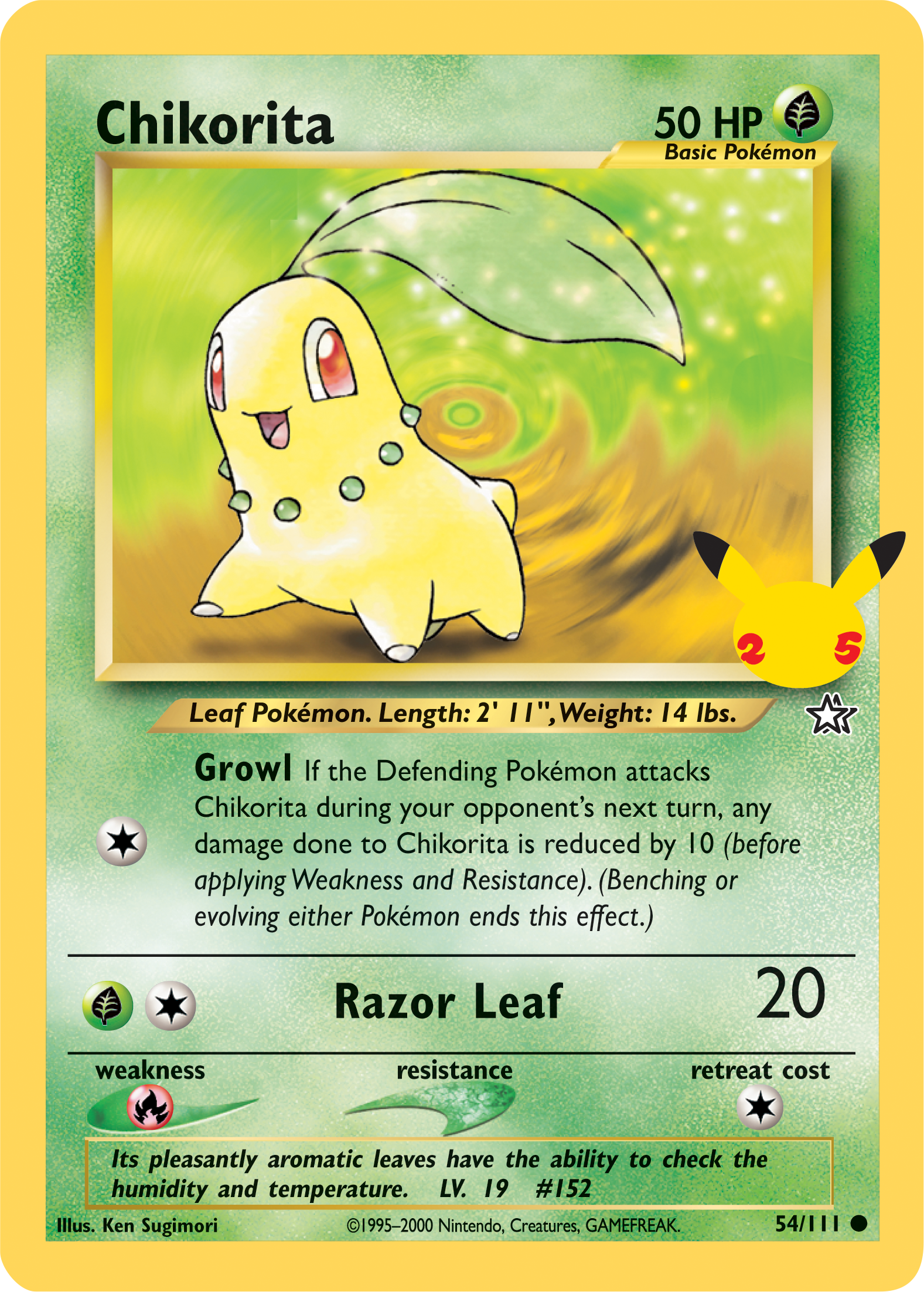 Chikorita (54/111) [First Partner Pack] | Good Games Adelaide SA