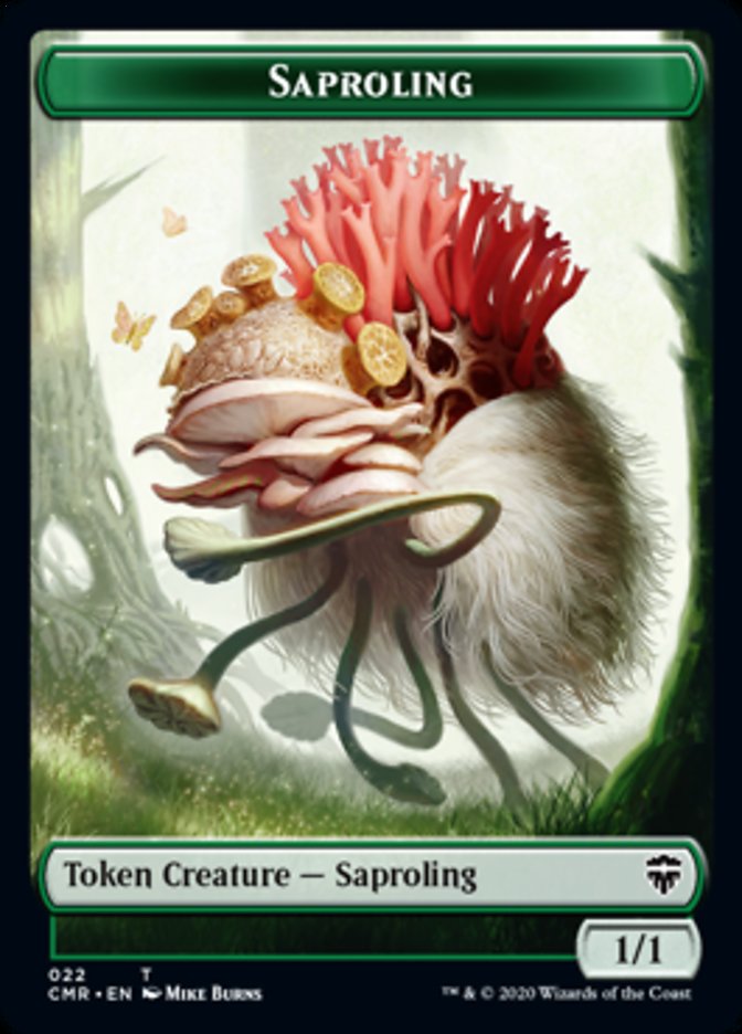Illusion // Saproling Token [Commander Legends Tokens] | Good Games Adelaide SA