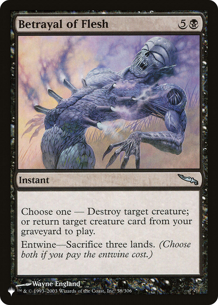 Betrayal of Flesh [The List Reprints] | Good Games Adelaide SA
