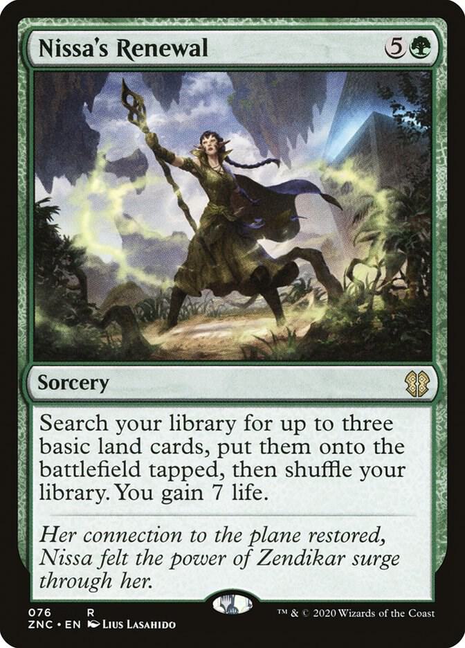 Nissas Renewal 76 (Commander: Zendikar Rising)  | Good Games Adelaide SA