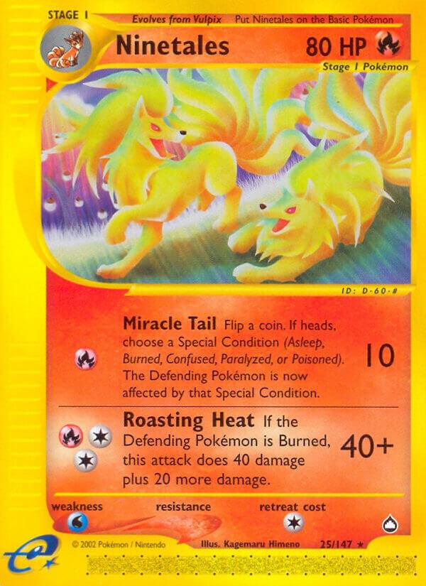 Ninetales 025/147 (Aquapolis)  | Good Games Adelaide SA