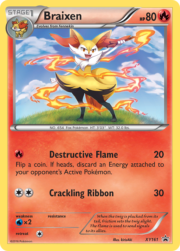 Braixen (XY161) [XY: Black Star Promos] | Good Games Adelaide SA