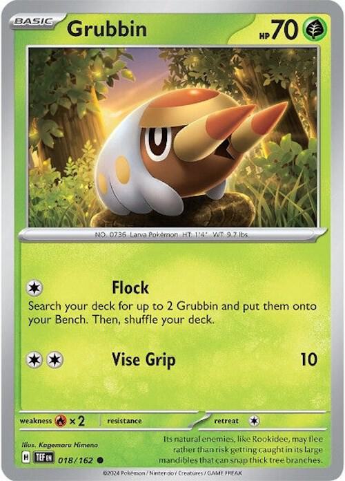 Grubbin 018/162 (SV05: Temporal Forces)  - Reverse Holofoil | Good Games Adelaide SA