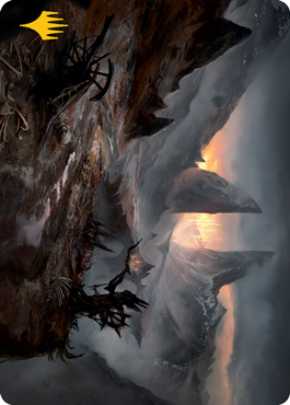 Haunted Ridge Art Card (Gold-Stamped Signature) [Innistrad: Midnight Hunt Art Series] | Good Games Adelaide SA