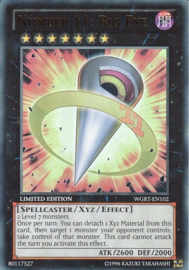 Number 11: Big Eye [WGRT-EN102] Ultra Rare | Good Games Adelaide SA