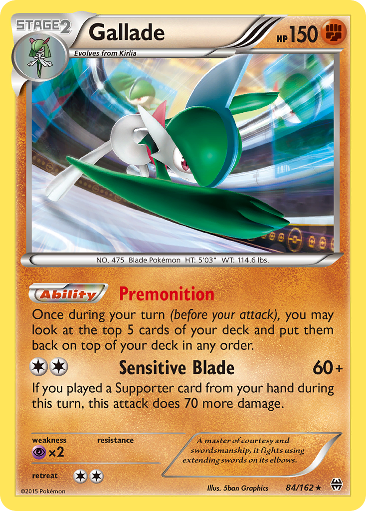 Gallade (84/162) [XY: BREAKthrough] | Good Games Adelaide SA