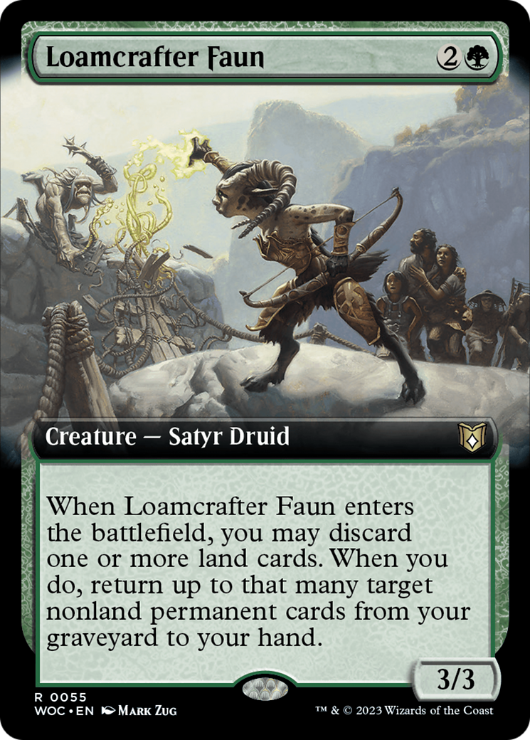 Loamcrafter Faun (Extended Art) [Wilds of Eldraine Commander] | Good Games Adelaide SA