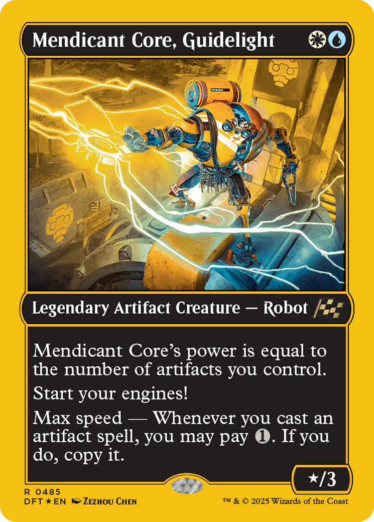 Mendicant Core, Guidelight (First-Place Foil) [Aetherdrift] | Good Games Adelaide SA