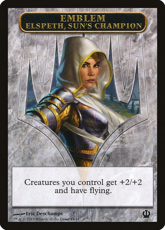 Emblem Elspeth Suns Champion 11 (Theros)  | Good Games Adelaide SA