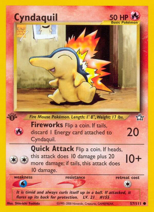 Cyndaquil 057/111 057/111 (Neo Genesis)  - 1st Edition | Good Games Adelaide SA