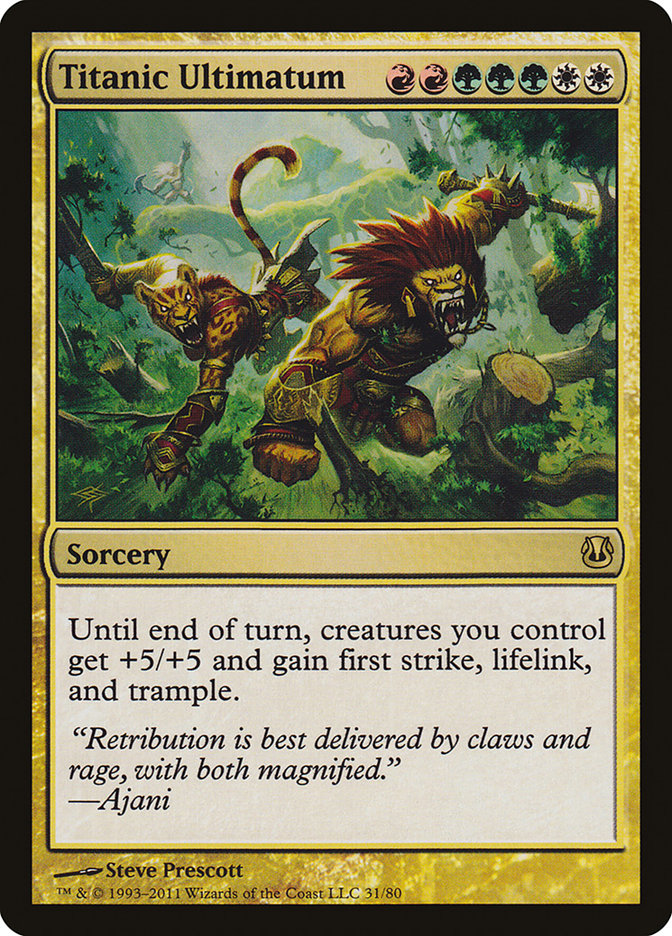 Titanic Ultimatum 31 (Duel Decks: Ajani vs. Nicol Bolas)  | Good Games Adelaide SA