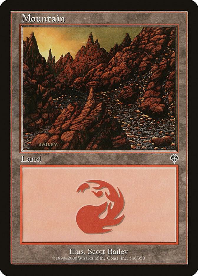 Mountain 346 346 (Invasion)  - Foil | Good Games Adelaide SA