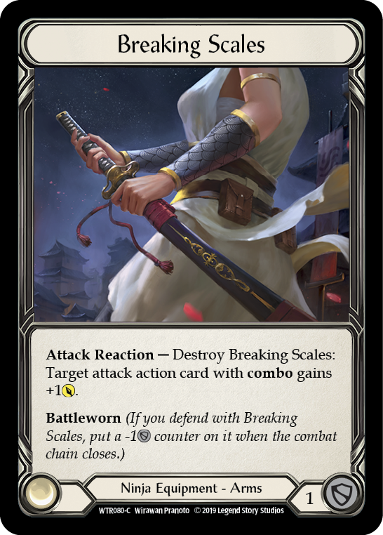 Breaking Scales [WTR080-C] Alpha Print Cold Foil | Good Games Adelaide SA