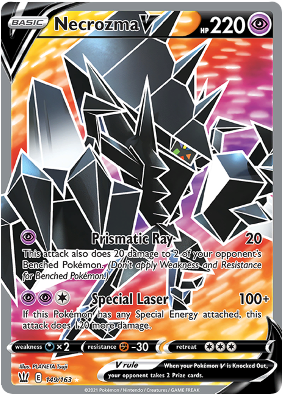 Necrozma V (149/163) [Sword & Shield: Battle Styles] | Good Games Adelaide SA