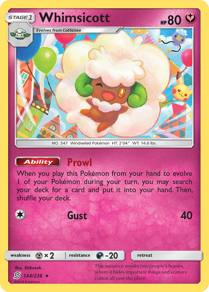 Whimsicott (144/236) [Sun & Moon: Unified Minds] | Good Games Adelaide SA
