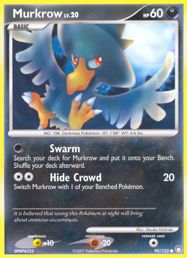 Murkrow (90/123) [Diamond & Pearl: Mysterious Treasures] | Good Games Adelaide SA