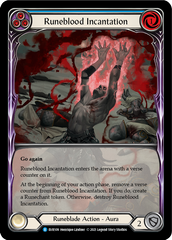 Runeblood Incantation (Blue) [EVR109] (Everfest)  1st Edition Extended Art Rainbow Foil | Good Games Adelaide SA