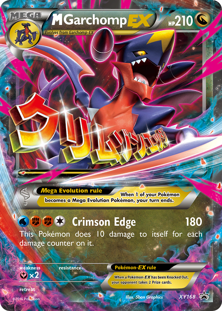 M Garchomp EX (XY168) [XY: Black Star Promos] | Good Games Adelaide SA
