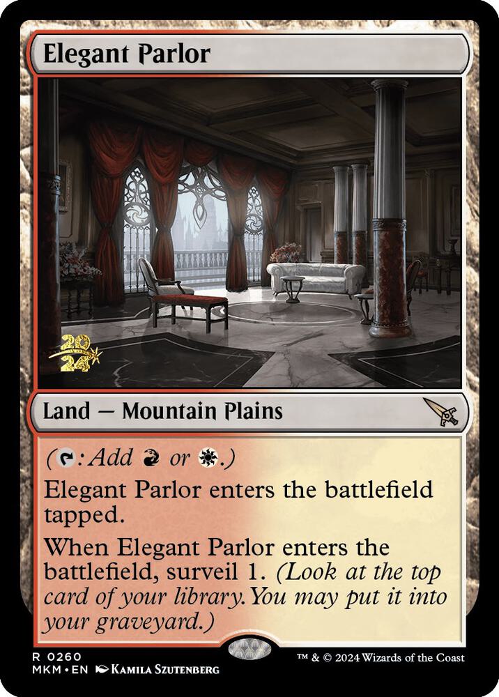 Elegant Parlor 260 (Prerelease Cards)  - Foil | Good Games Adelaide SA
