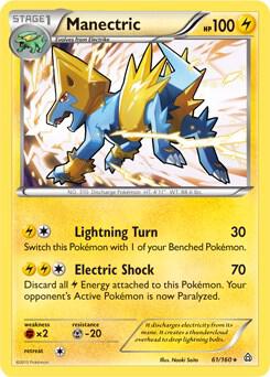 Manectric 61 160 XY Primal Clash 061/160 (Deck Exclusives)  | Good Games Adelaide SA