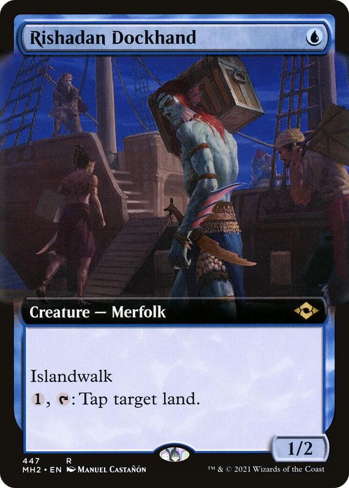 Rishadan Dockhand Extended Art 447 (Modern Horizons 2)  - Foil | Good Games Adelaide SA