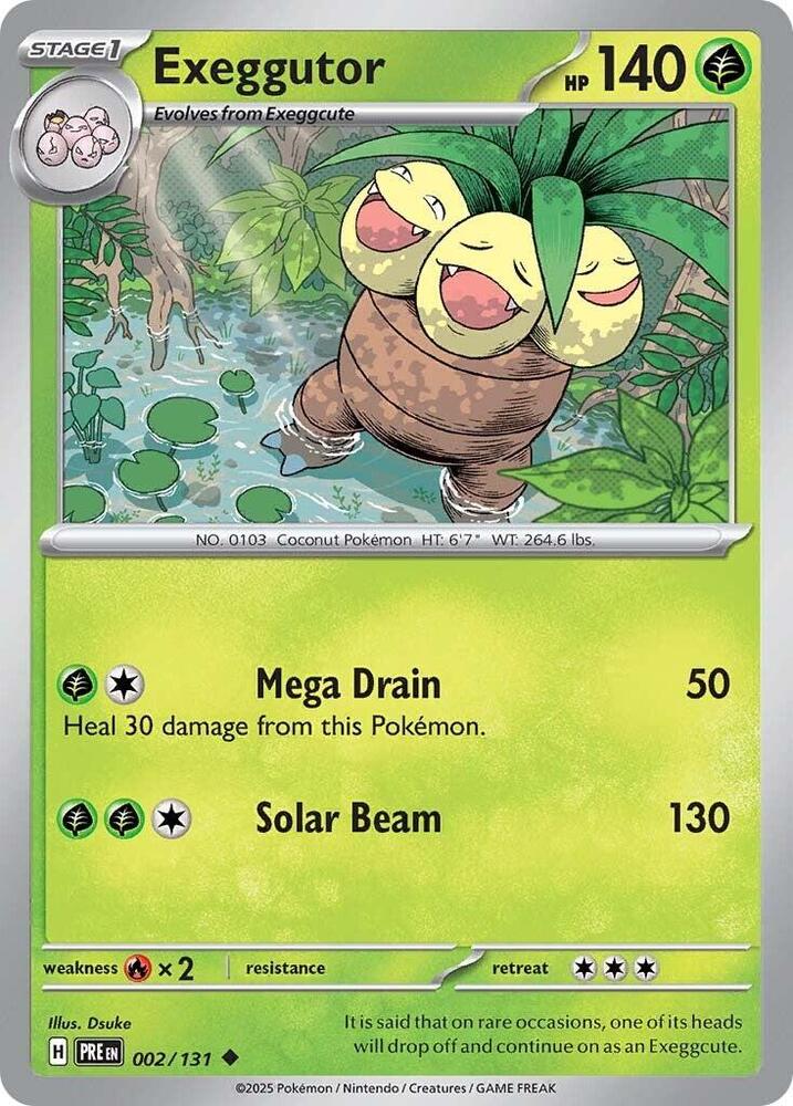 Exeggutor 002/131 (SV: Prismatic Evolutions)  | Good Games Adelaide SA