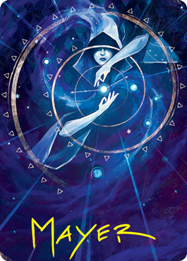 Time Warp Art Card (Gold-Stamped Signature) [Strixhaven: School of Mages Art Series] | Good Games Adelaide SA
