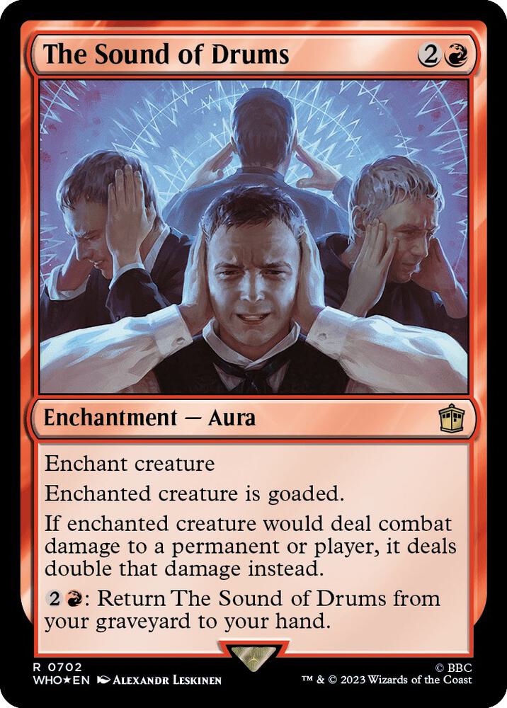 The Sound of Drums 702 (Universes Beyond: Doctor Who)  - Foil | Good Games Adelaide SA