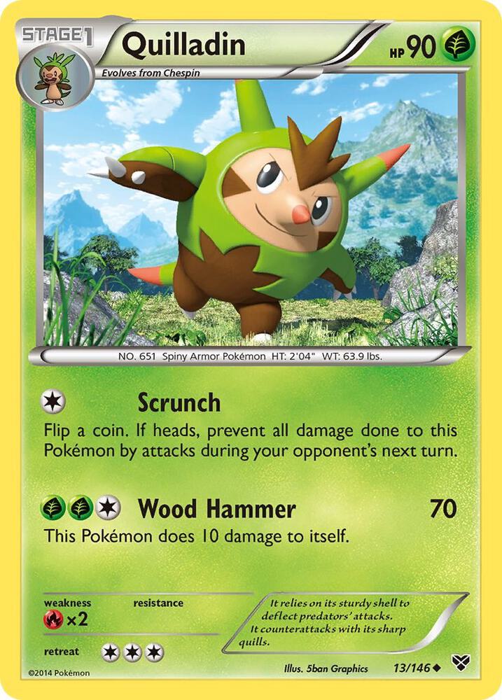 Quilladin 13/146 (XY Base Set)  | Good Games Adelaide SA