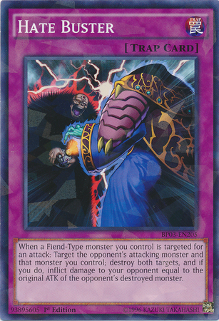Hate Buster [BP03-EN205] Shatterfoil Rare | Good Games Adelaide SA