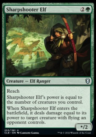 Sharpshooter Elf [Commander Legends: Battle for Baldur's Gate] | Good Games Adelaide SA