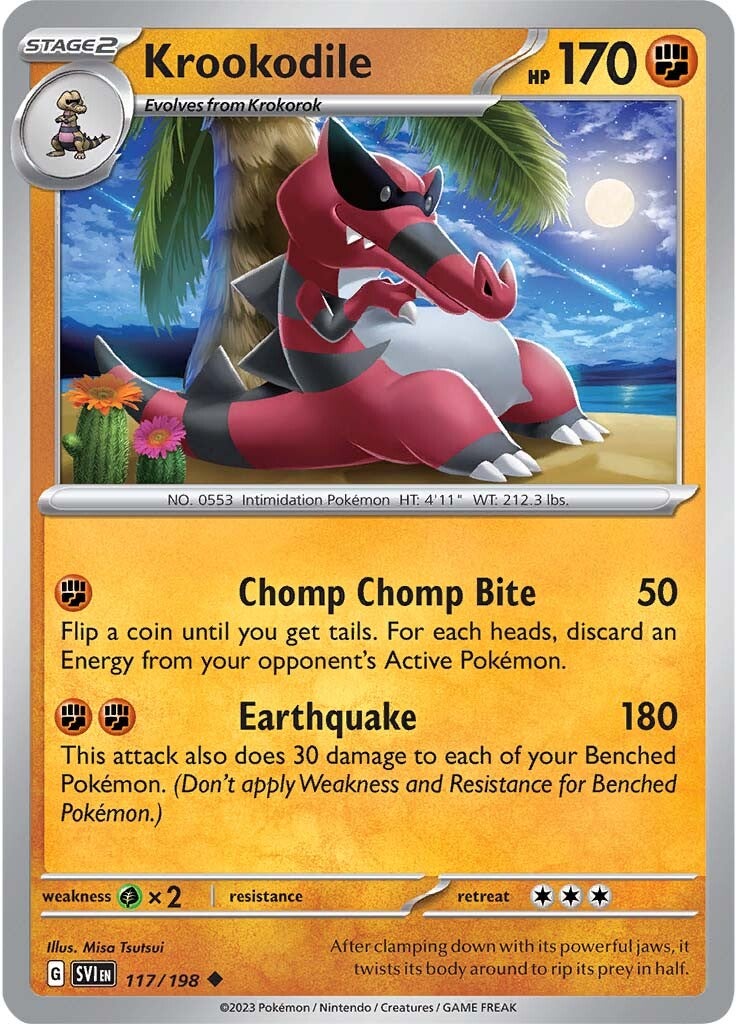 Krookodile (117/198) [Scarlet & Violet: Base Set] | Good Games Adelaide SA
