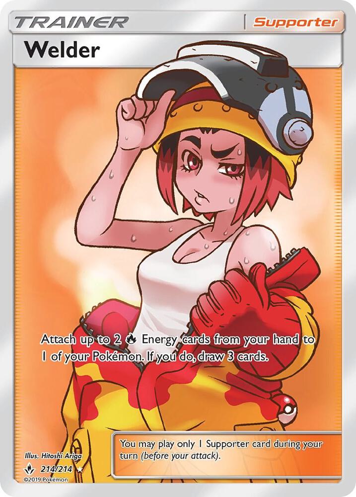 Welder Full Art 214/214 (SM - Unbroken Bonds)  - Holofoil | Good Games Adelaide SA