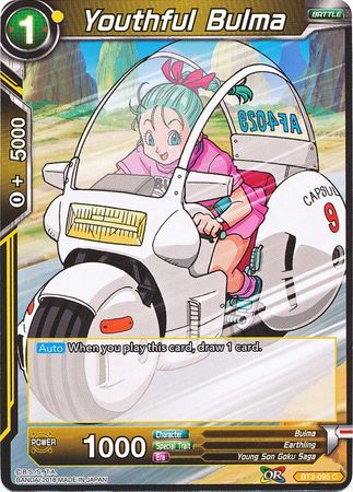 Youthful Bulma [BT3-095] | Good Games Adelaide SA