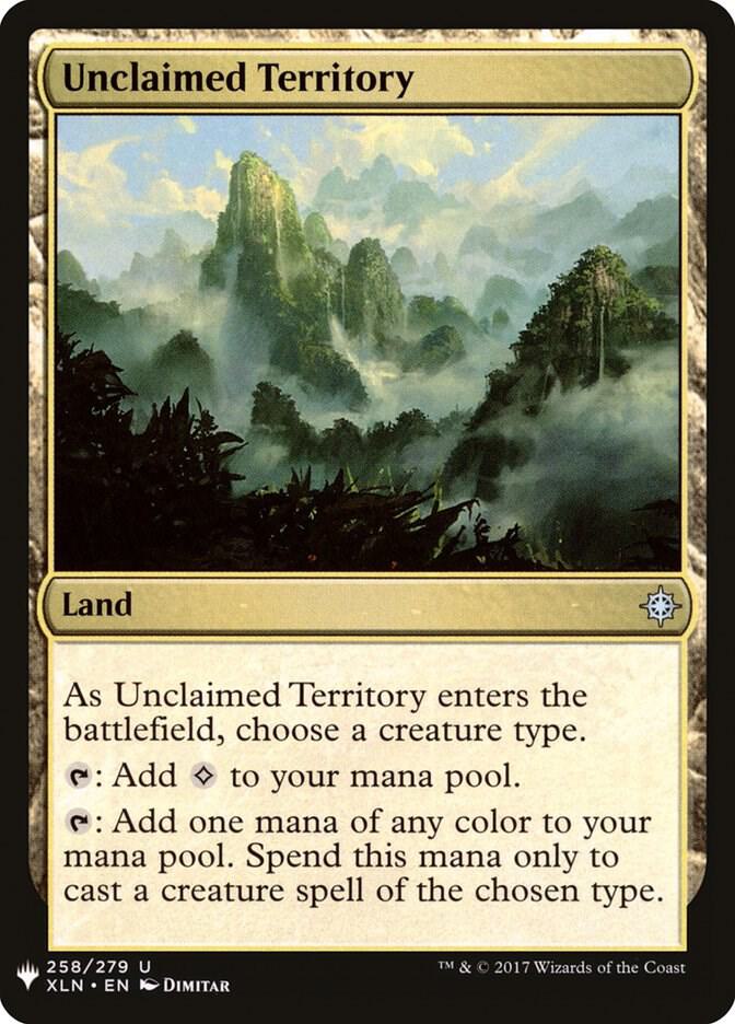 Unclaimed Territory 258 (The List Reprints)  | Good Games Adelaide SA