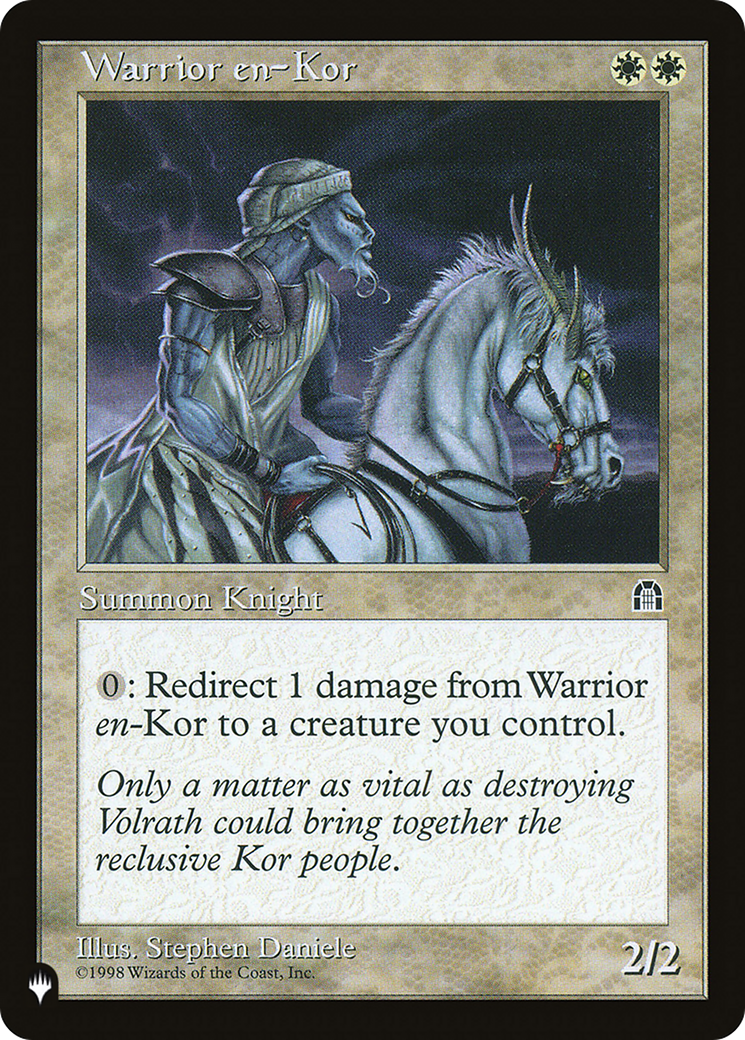Warrior en-Kor [The List Reprints] | Good Games Adelaide SA