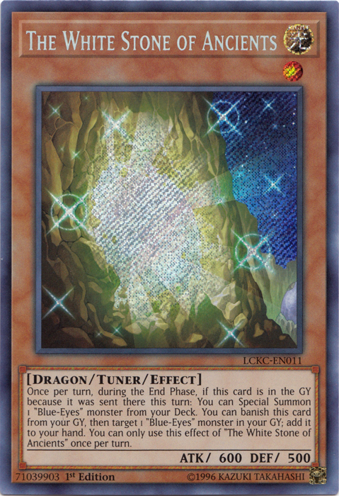 The White Stone of Ancients [LCKC-EN011] Secret Rare | Good Games Adelaide SA