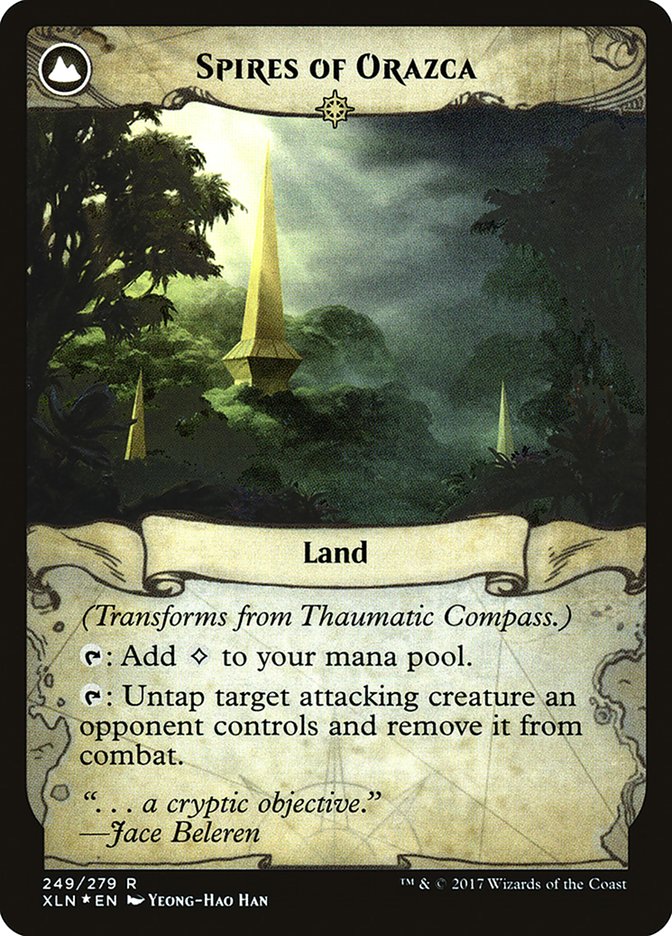 Thaumatic Compass // Spires of Orazca  [Ixalan Prerelease Promos] | Good Games Adelaide SA