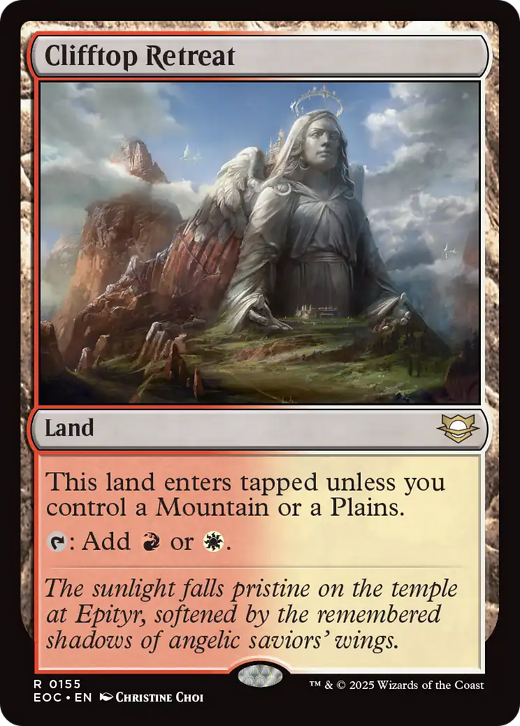 Clifftop Retreat [Edge of Eternities Commander] | Good Games Adelaide SA