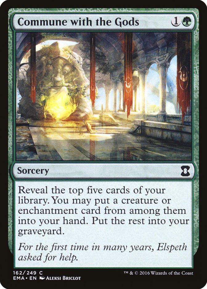 Commune with the Gods 162 (Eternal Masters)  - Foil | Good Games Adelaide SA