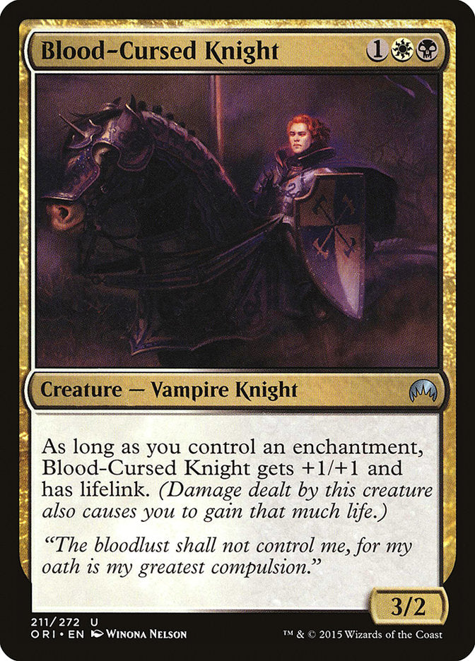 Blood-Cursed Knight [Magic Origins] | Good Games Adelaide SA